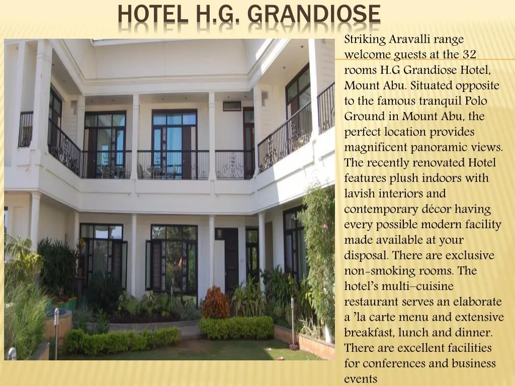 hotel h g grandiose