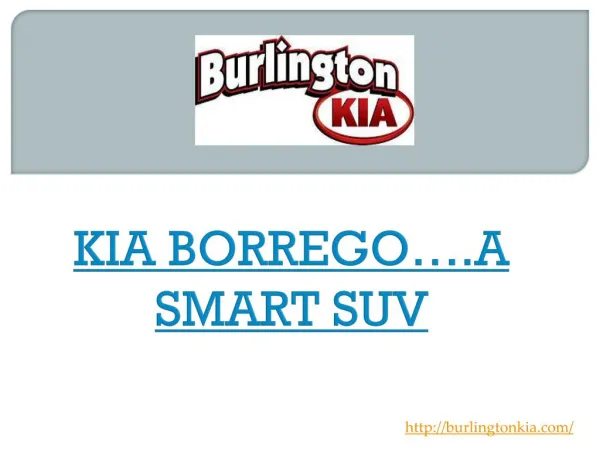 KIA BORREGO A SMART SUV