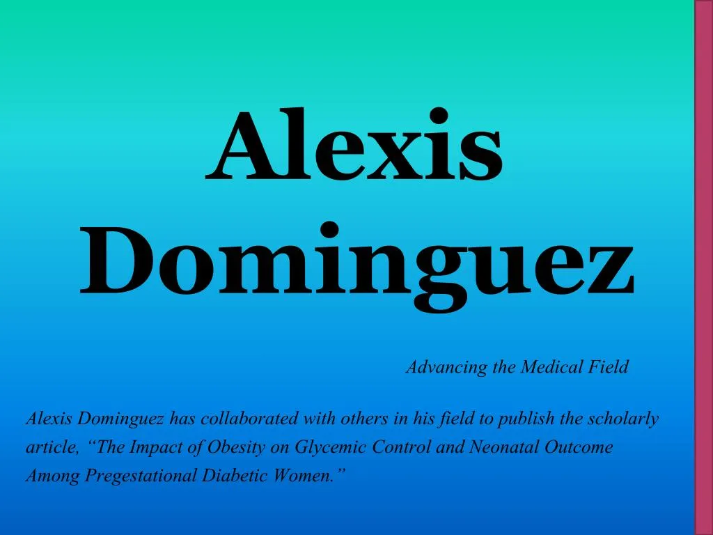 alexis dominguez