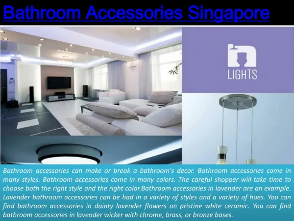 Bathroom Accessories Singapore