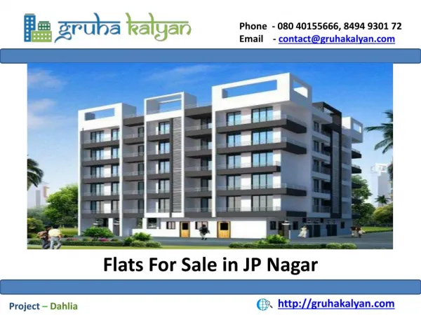 Flats for Sale in JP Nagar
