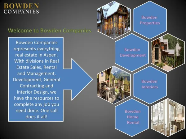 Bowden Companies- The Ultimate Aspen Vacation Rental Agency