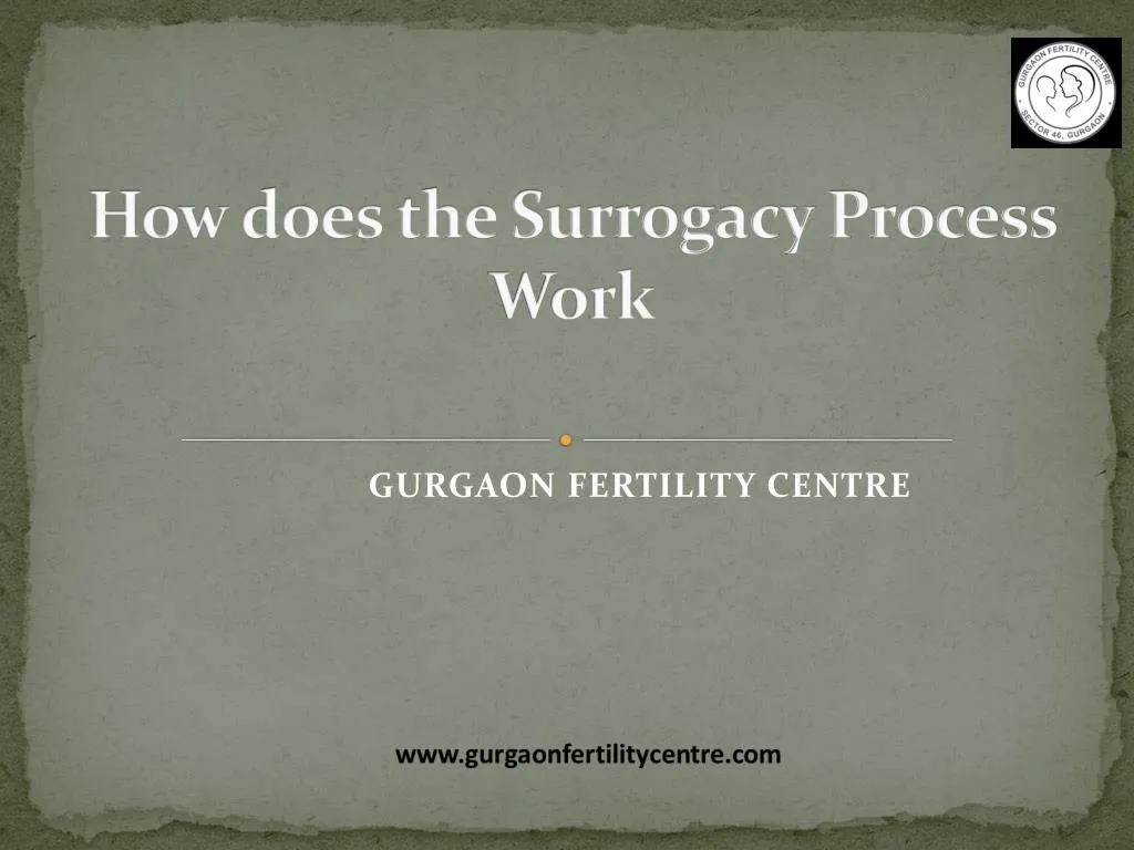 how does the surrogacy process work