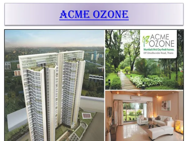 Acme Ozone, Property in Mumbai-9999742391