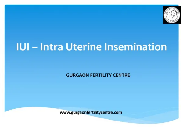 IUI at Gurgaon fertility centre