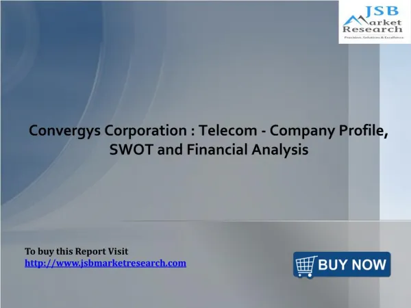 Convergys Corporation: Telecom: JSBMarketResearch