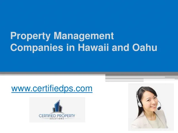 property management companies in hawaii and oahu