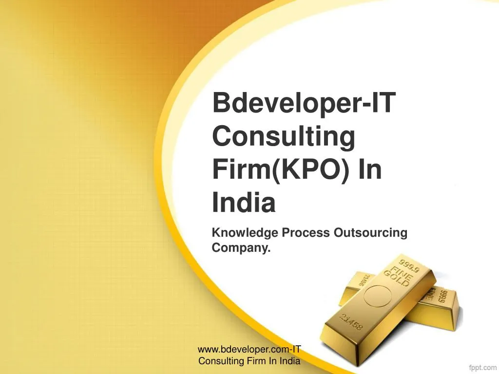 bdeveloper it consulting firm kpo in india