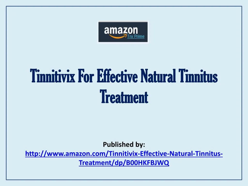 tinnitivix for effective natural tinnitus treatment