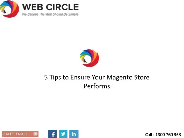 5 Tips to Ensure Your Magento Store Performs