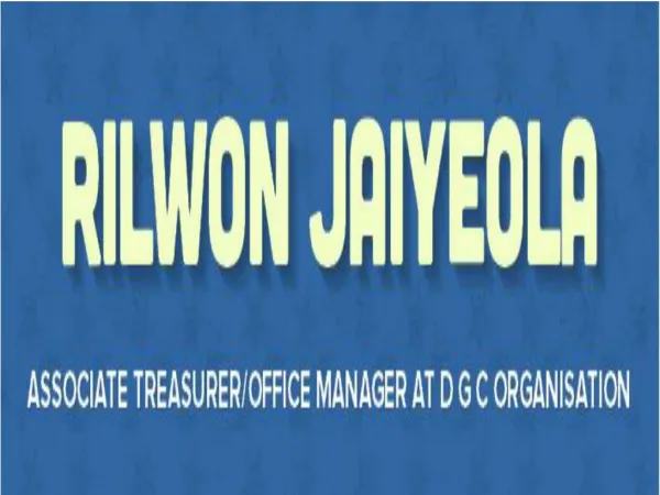 Rilwon Jaiyeola