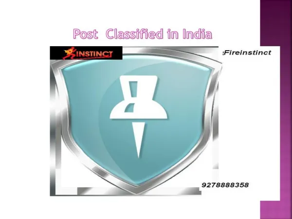 Post classified ads in India @8527271018