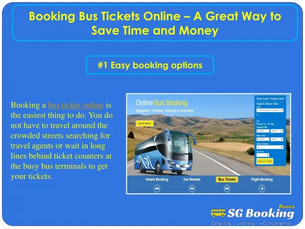 Booking Bus Tickets Online – A Great Way to Save Time and Money