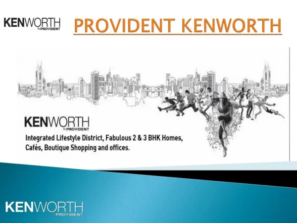 Provident Kenworth by Puravankara at Rajendra Nagar Hyderabad.