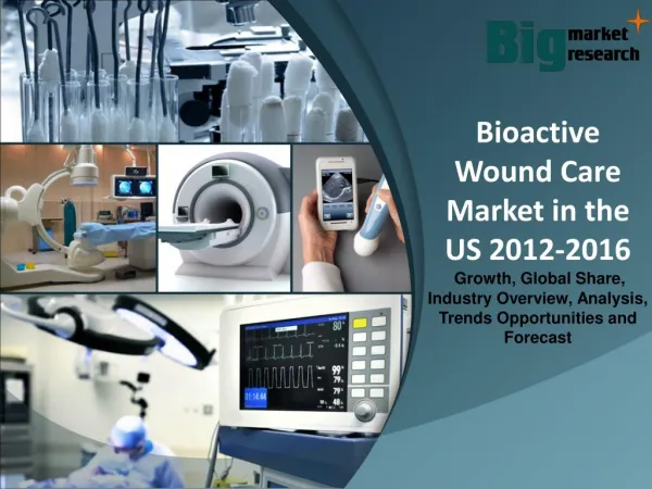 2012-2016 Bioactive Wound Care Market in the US - Market Size, Share, Growth & Forecast