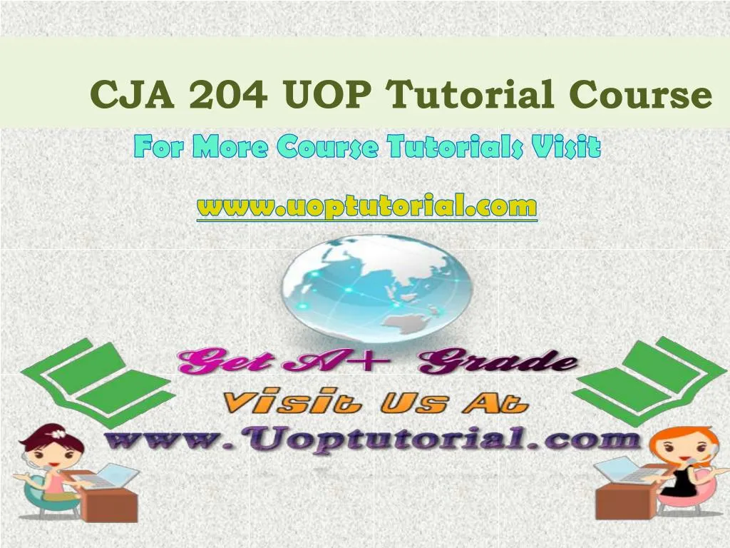 cja 204 uop tutorial course