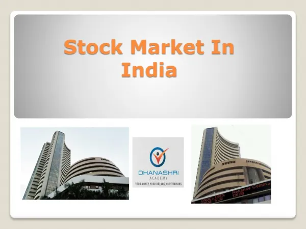 Classifications of Stock Market