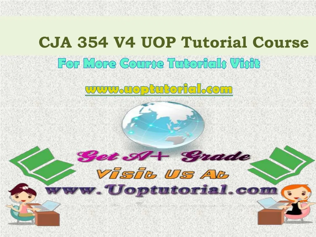cja 354 v4 uop tutorial course