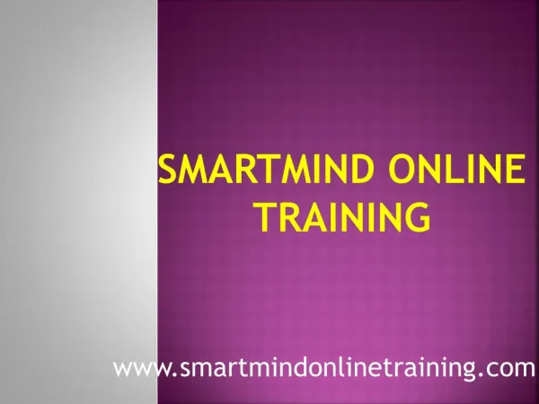 Smartmind Online Training Teaching Process | Smartmind Online Training Review
