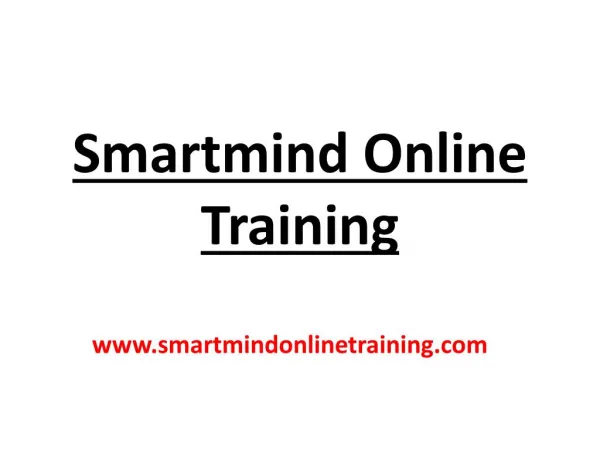 Smartmind Online Training Strategy | Smartmind Online Training Review