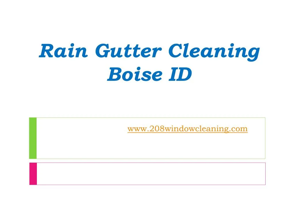 rain gutter cleaning boise id