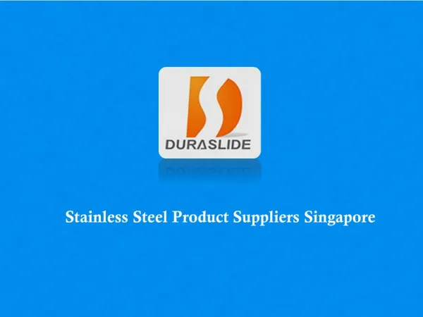Stainless Steel Product Suppliers Singapore