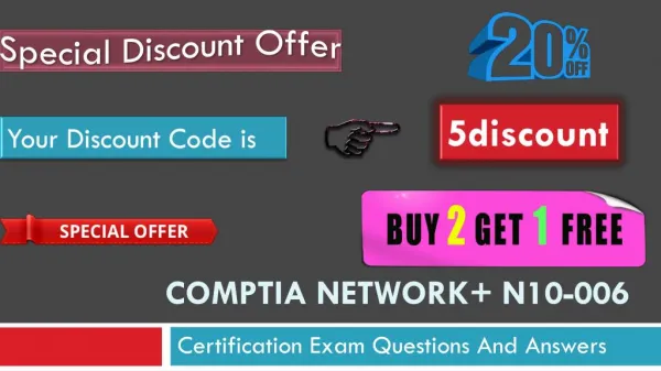 CompTIA Network N10-006 Exam Questions