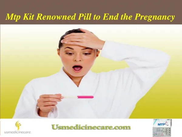 Mtp Kit Renowned Pill to End the Pregnancy