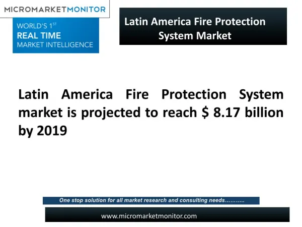 Latin America Fire Protection System Market