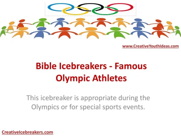 Bible Icebreakers - Famous Olympic Athletes