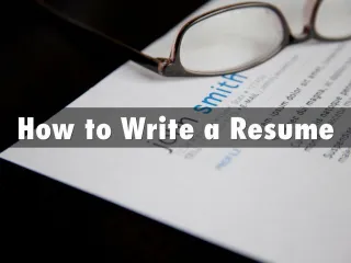 How to Write a Resume: A Killer Resume and Cover Letter That Gets More Job Interviews!