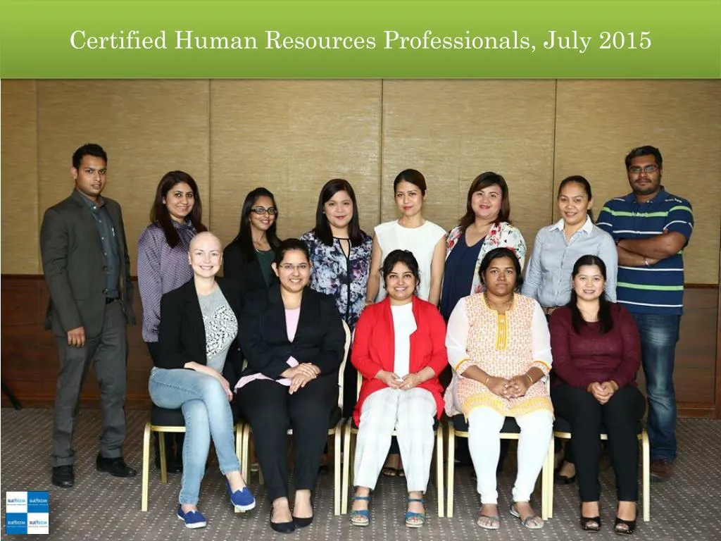 certified human resources professionals july 2015