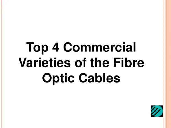 Plastic fibre optic cable