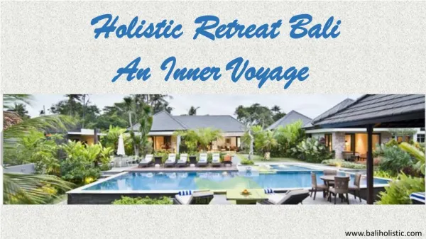 Bali holistic the retreat villas