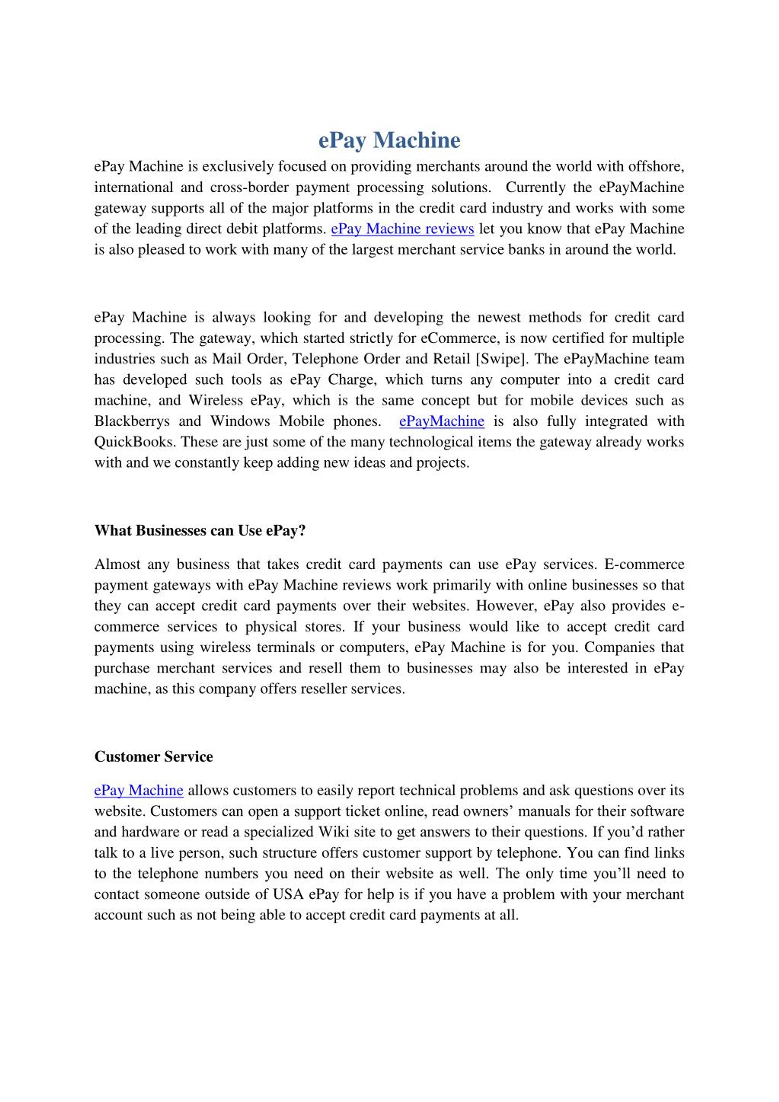 PPT - ePay Machine PowerPoint Presentation, free download - ID:7205398
