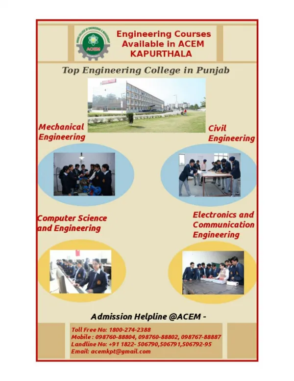 College Of Engineering in Punjab