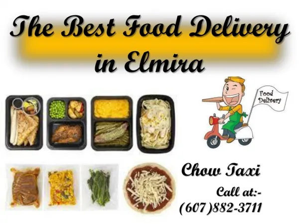 The Best Food Delivery Elmira