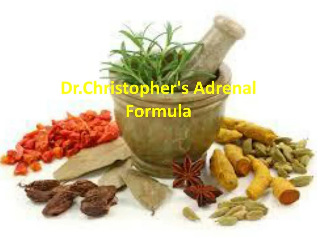 dr christopher s adrenal formula