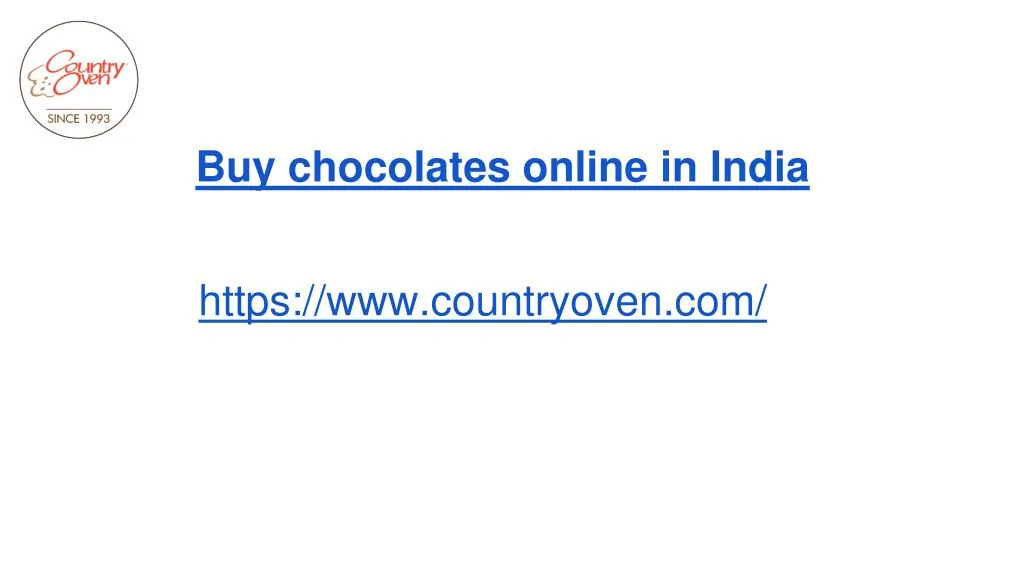 buy chocolates online in india