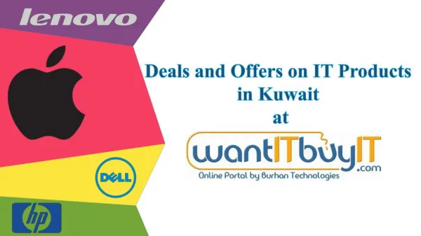 Deals and Offers on IT Products Online in Kuwait
