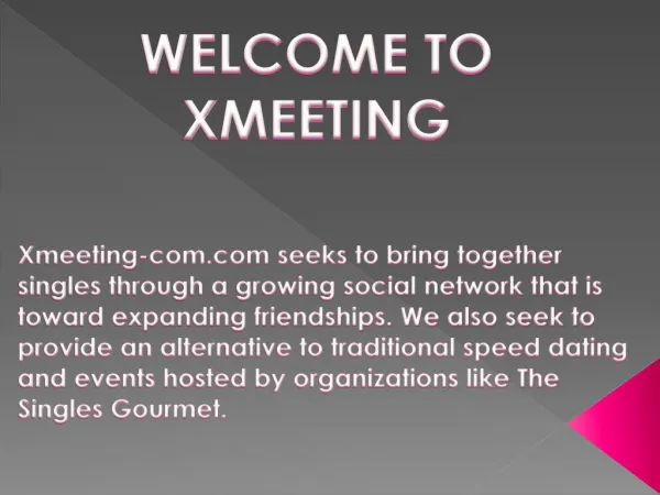 Xmeeting-com.com: Online Dating For Progressive Singles