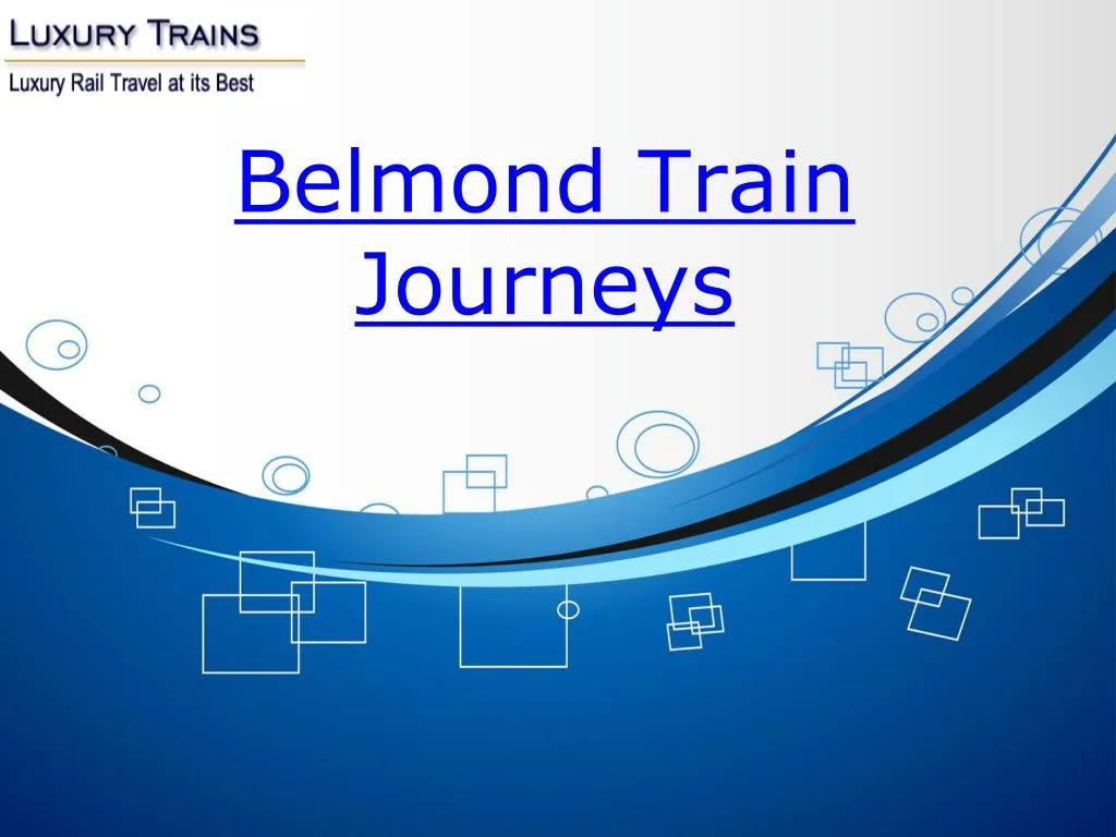 belmond t rain journeys
