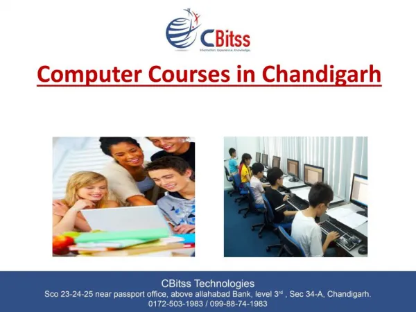 Computer Courses in Chandigarh