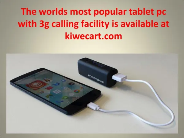 The worlds most popular tablet pc with 3g calling facility is available at kiwecart