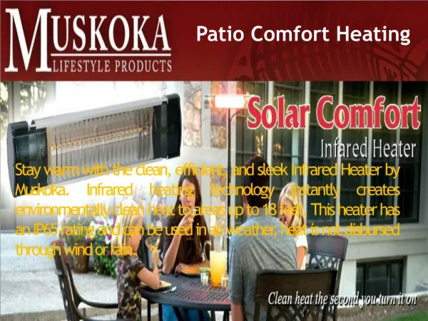 Outdoor Living - Patio Comfort Heating