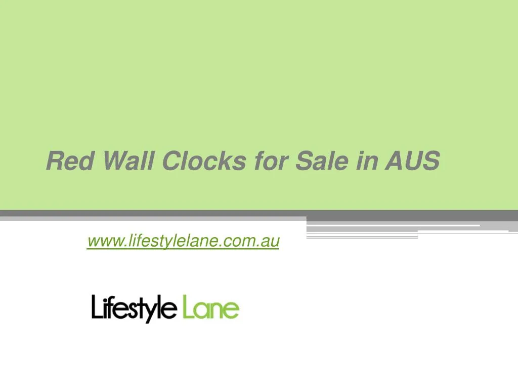 red wall clocks for sale in aus