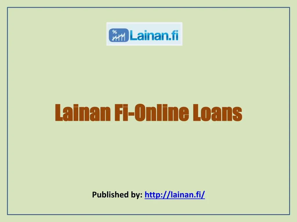 lainan fi online loans