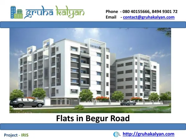 Flats for sale in begur road