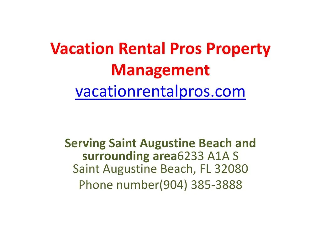 vacation rental pros property management vacationrentalpros com