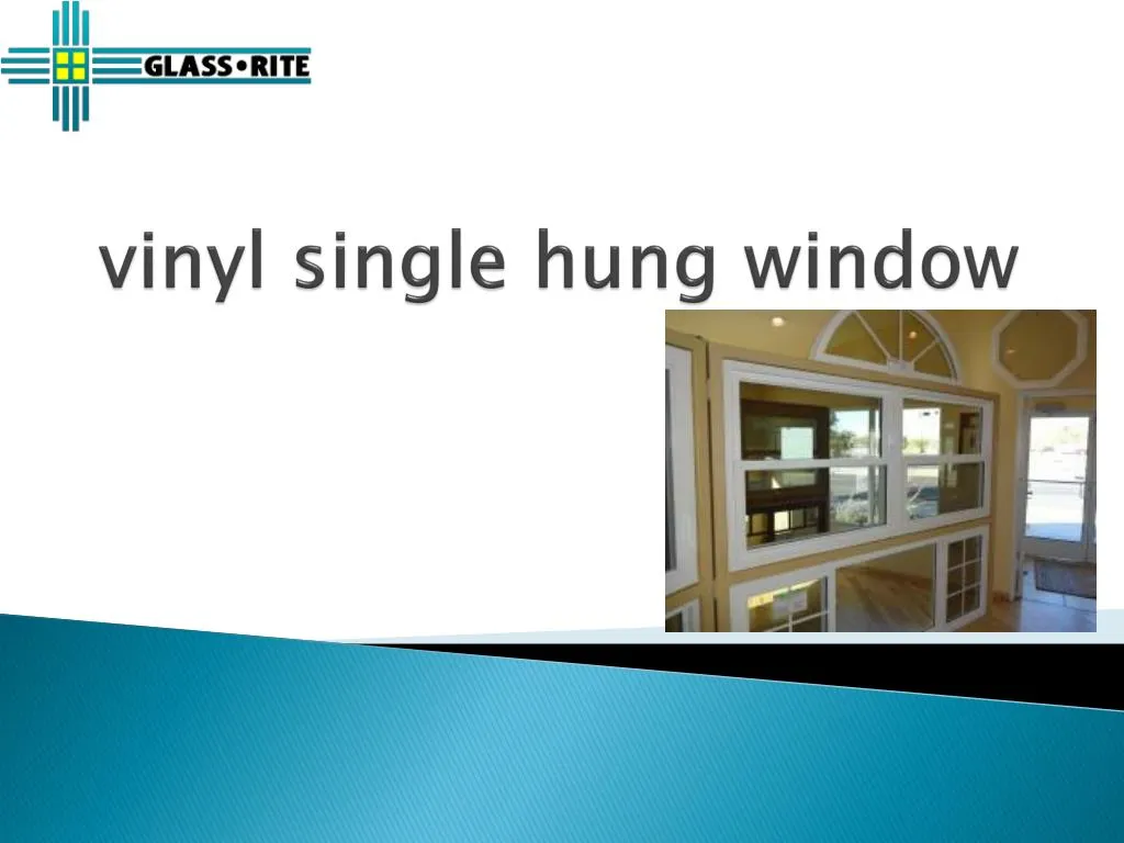 vinyl single hung window